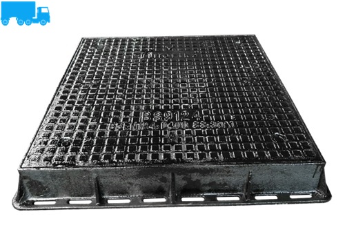 D400 Cover  Airtight  & Watertight Ductile Iron Heavy Duty  Manhole /PWCS Cover & Frame (Square)